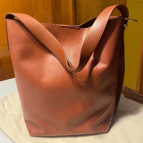 Madewell Essential Bucket Bag Cinnamon - Picture 1 of 5